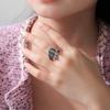 Dawapara Norse Yggdrasil Ring Tree of Life Adjustable Ring Celtics Knot Good Luck Symbol Stainless Steel Jewelry