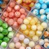 Natural Colored Round Beads Loose Round Beads For Jewelry Making DIY Bracelet Necklace Earring Accessories