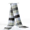 Autumn/Winter Plaid Men's Faux Cashmere Scarf with Tassels - Parent-Child Matching Style