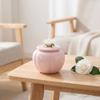 Pink Flower Ceramic Tea Jar with Sealed Lid Chinese Style Porcelain Tea Tin Moisture-proof Moisture Proof Tea Packaging Box