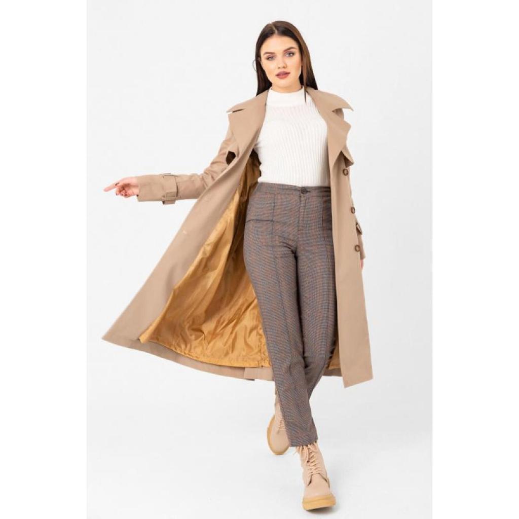 未使用GroundY★T/W GABARDINE LONG DRAPE JKT 未使用GroundY☆T/W GABARDINE LONG DRAPE JKT GABARDINE TRENCH COAT