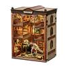 CRESYMME Miniature House Dollhouse Book Nook Kit, Wooden DIY 3D Hobby Handmade (Fossil Museum)