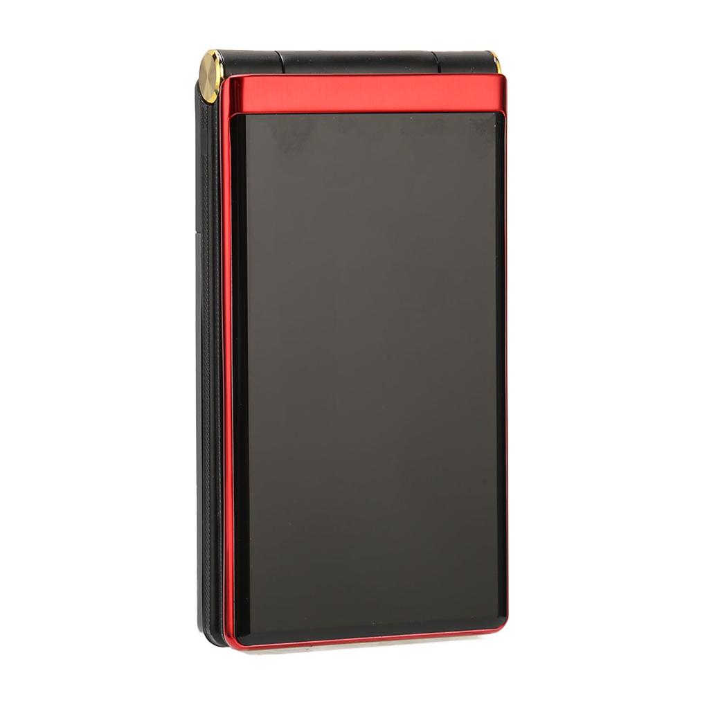 Flip Phone 3in Screen Senior Phone Dual Standby Big Button Flashlight Loud Speaker 5900mAh Battery