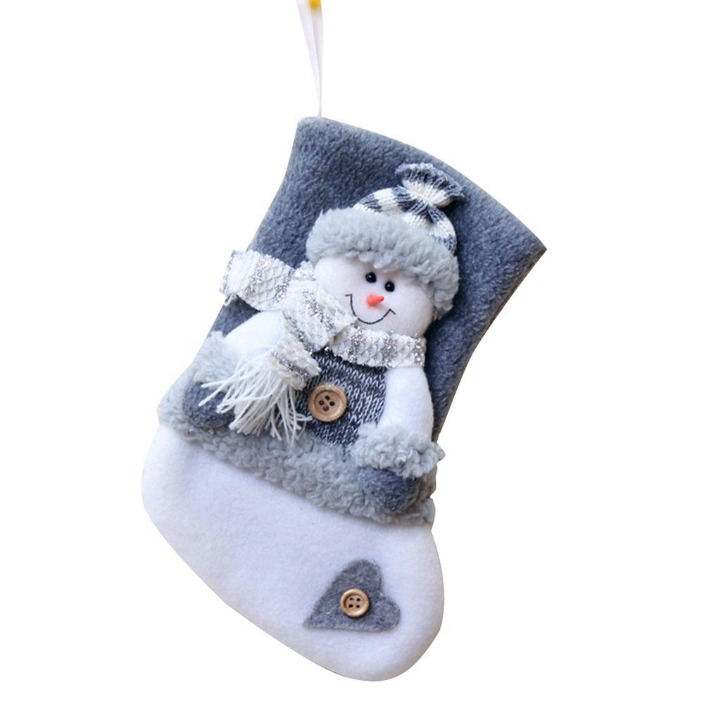 Christmas Tree New Year Deer Gift Bag Decorations for Home Candy Bag Ornament Christmas Stocking