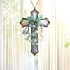 Hand-Painted Lily of The Valley Christian Ornament Acrylic Religious Floral Hanging Pendant for Living Room Easter Baptism Home Church Decor
