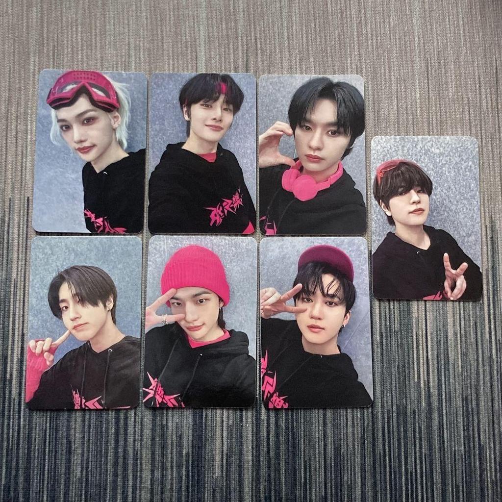 [USED] StrayKids Raku-STAR 1st week participants only Sanok trading cards 7 pieces