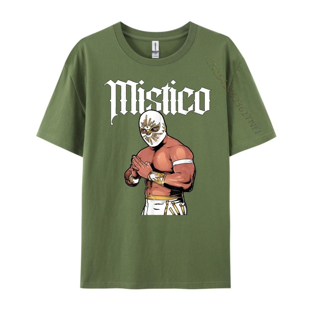 Mistico Caristico Lucha Libre Mexican Pro Wrestler Legend Unisexs Graphic Tshirts Male Unisexs Tshirts Luxury