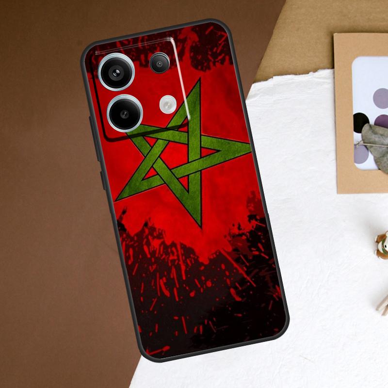 Morocco Moroccan Flag Case For Redmi Note 11 12 13 Pro Plus 9 10 10S 11S 12S Redmi 12 9C 10C 12C 13C Back Cover