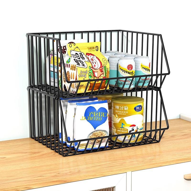 Multilayer Snack & Drink Storage Rack for Kitchen & Dining Table, Living Room & Tabletop Fruit Organizer