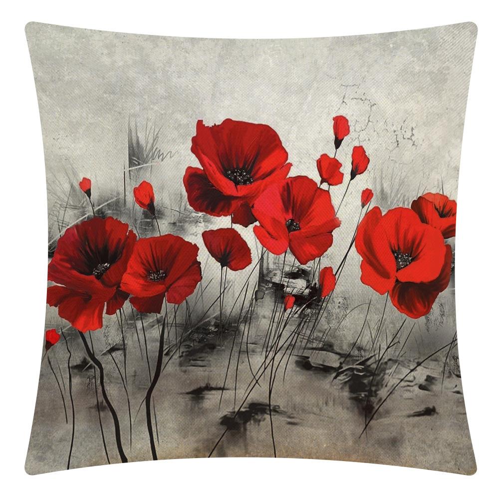 

Роспись по камню, Цветочный, Растение, Пейзаж, Украшение для гостиной, Подушка, Наволочка, Диван 45*45cm