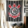 Corinthians Paulista Wandteppich Ästhetisches Wandbehang Gedruckter Stoffdecke Dekorative Wandteppiche für Schlafzimmer Wohnzimmer Heimdekoration
