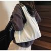 Damentasche aus Denim mit großem Fassungsvermögen, neue Sommer-Allround-Einfache Schulter-Einkaufstasche, College-Tasche