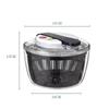 3L Vegetables Salad Spinner Lettuce Leaf Vegetable Dehydrator Multifunctional Vegetable Washer Salad Vegetable Dryer Mixer