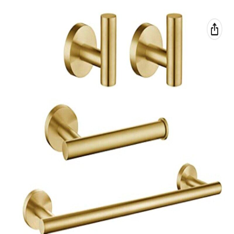

Вешалка для полотенец для ванной комнаты 304, вешалка для бумажных полотенец из нержавеющей стали, вешалка для полотенец, золотой крючок для полотенец, органайзер для ванной комнаты