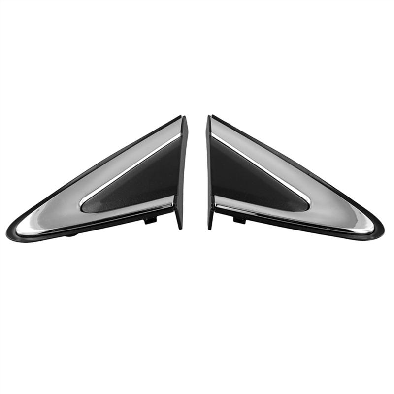 A58X-For Mitsubishi Eclipse Cross 2018- Side Mirror Triangle Fender Corner Cover Triangle Window Garnish Panel