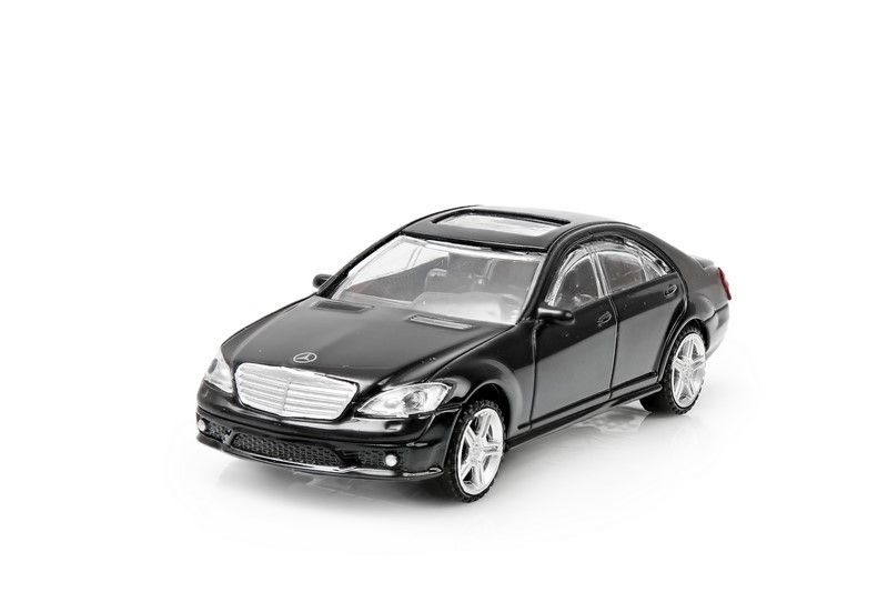 Mercedes S63 Czarny Model Auta 1:43 Samochodzik Metalowy Kolekcjonerski