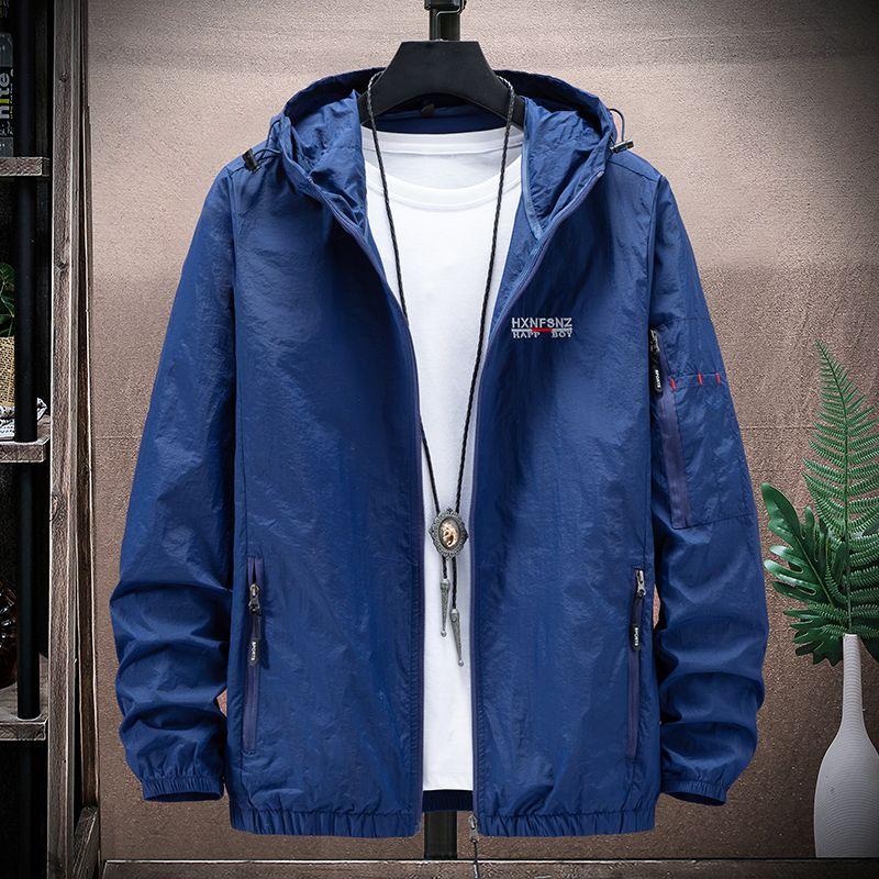 Summer Sunscreen Jacket Men Outdoor Skin Clothing Quick Dry Skin Coat Men Sports Coats Cycling Hiking Fishing Camping Jackets