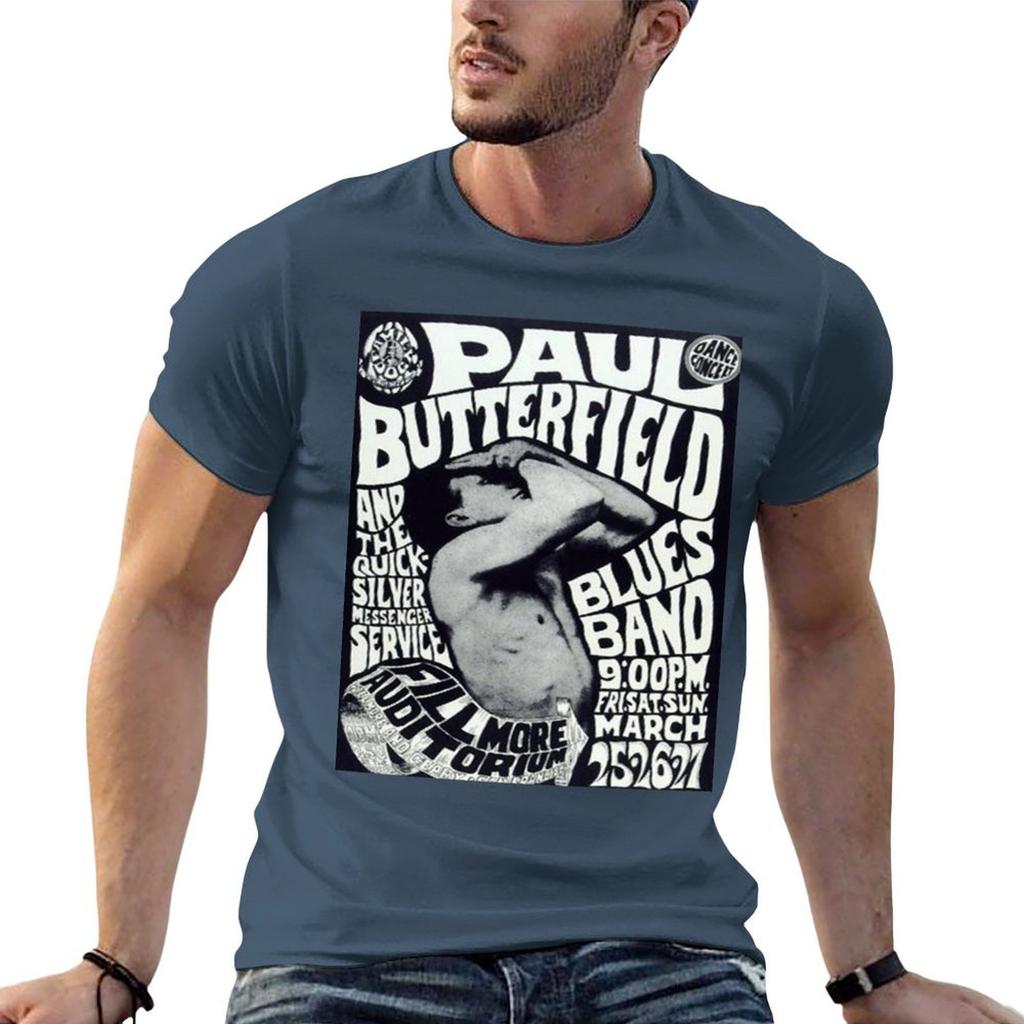 Paul Butterfield TShirt AntiPilling Casual TShirt