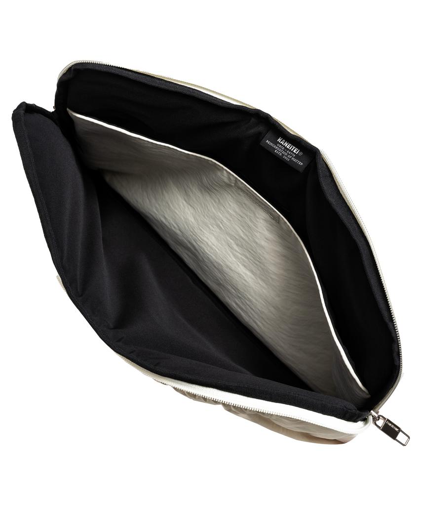Kaneitei Napoli Laptop Pouch (Ecru) / Recycled