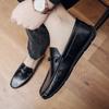 Fashion 2025 Men's Leather Loafers Slip On Business Casual Shoes For Men Waterproof Driving Shoes Comfortable Soft Designer Shoes