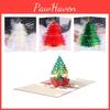 3d Up Pop Christmas Card Santa Greeting Invitations Xmas Postcard Gift Children