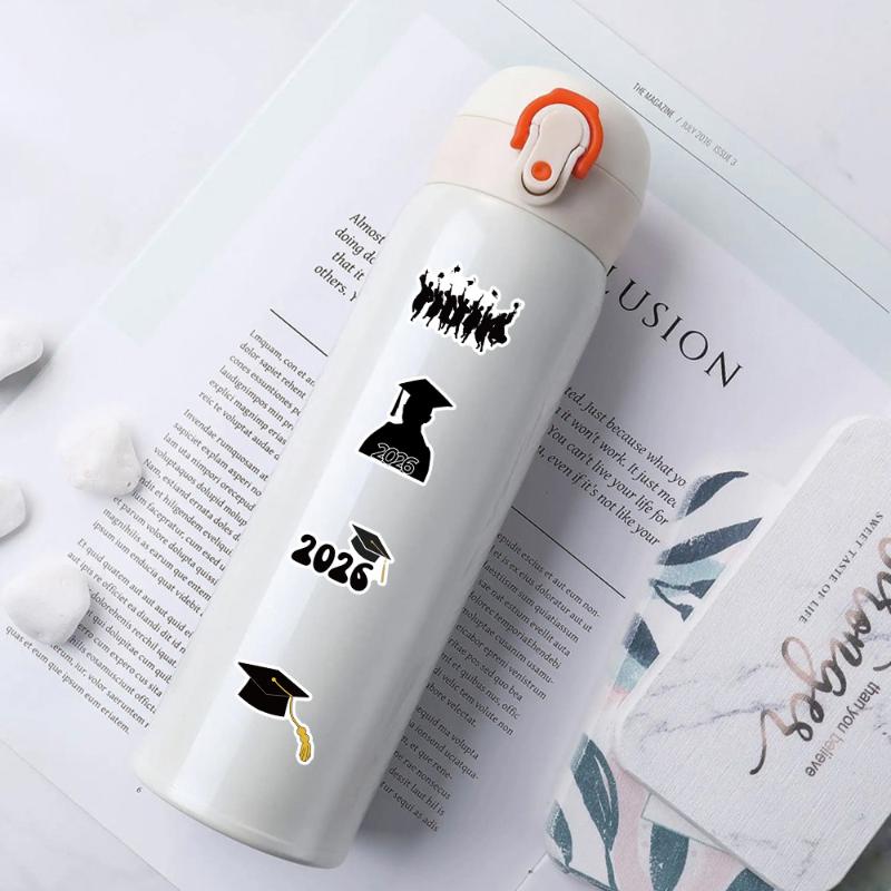2026 Graduation Season Graffiti Stickers Cartoon Diy Toys Secret For Bottle Aesthetic Decals