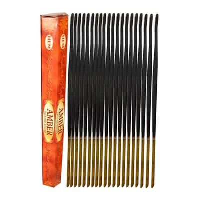 HEM Amber Incense Box of 20 Sticks -
