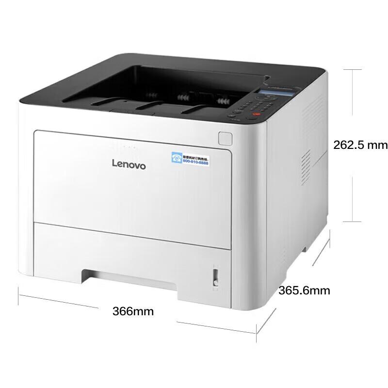 Lenovo LJ3803DN A4 Black & White Laser Printer CN plug (adapter included)