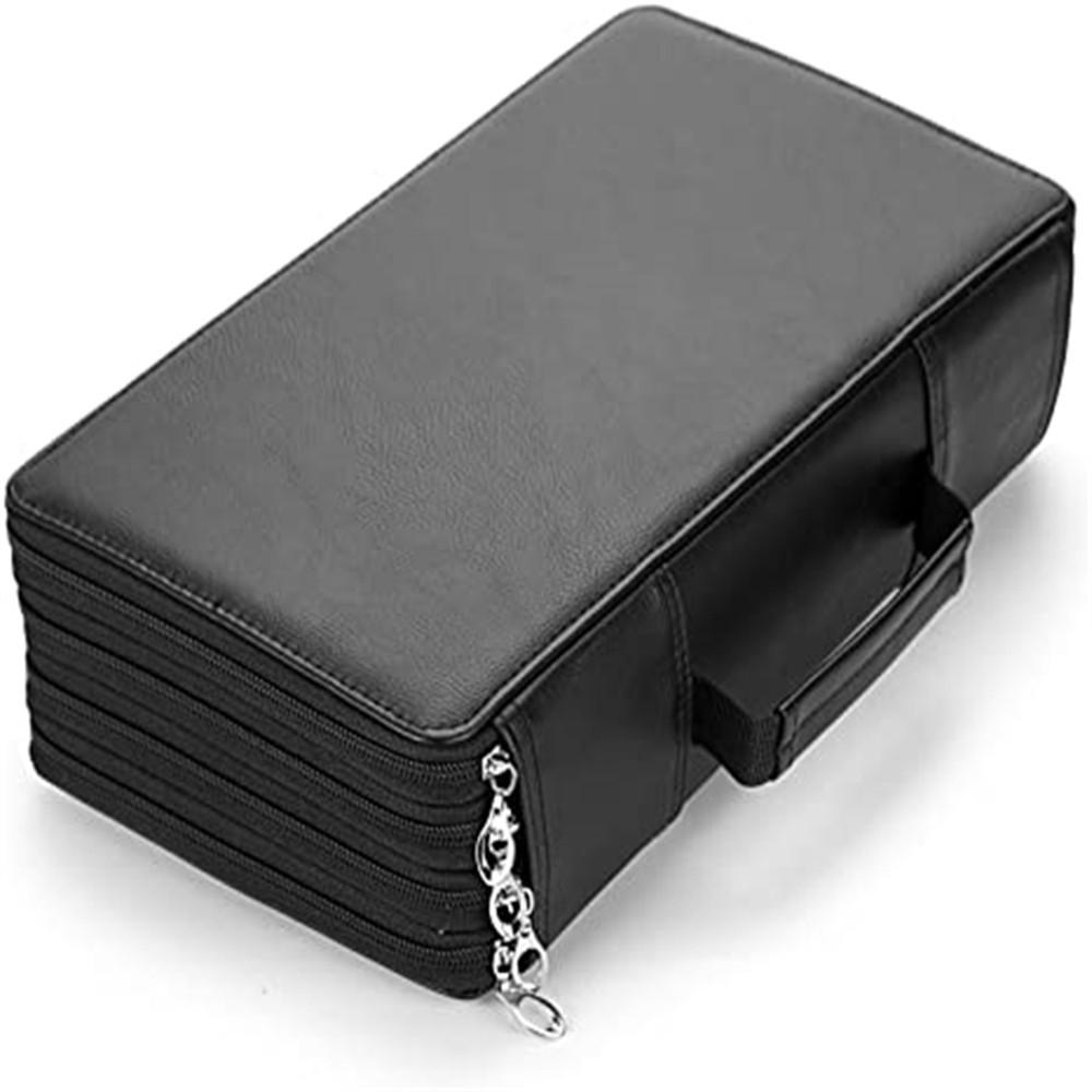 

Пенал из ПУ большой вместимости - сумка для хранения на 300 отделений