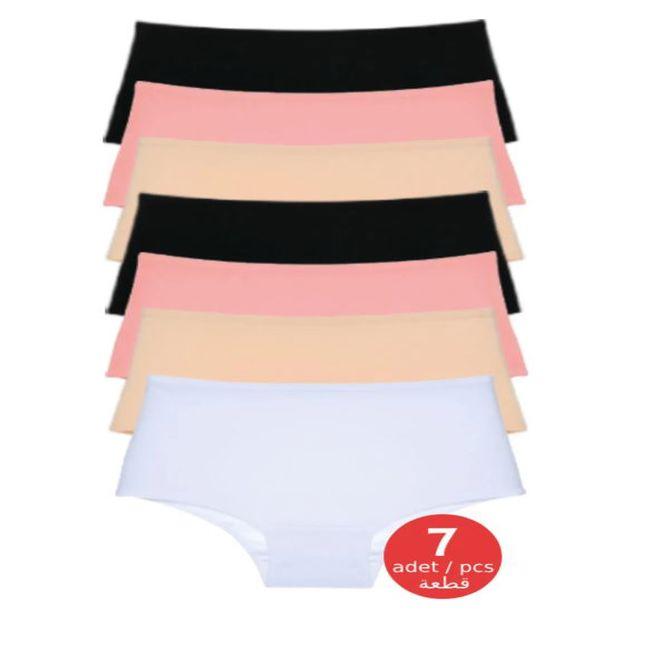 

Saint Belisama Women s Bato High Waist Colored Seven Day Daily Panties 7 Pack - 7 Pieces - Advantageous Package M
