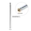 Universal Telescoping Aerial Antenna 5 Sections for TV Radio Telescopic Antenna Receiver Telescopic Aerial Antenna 80mm