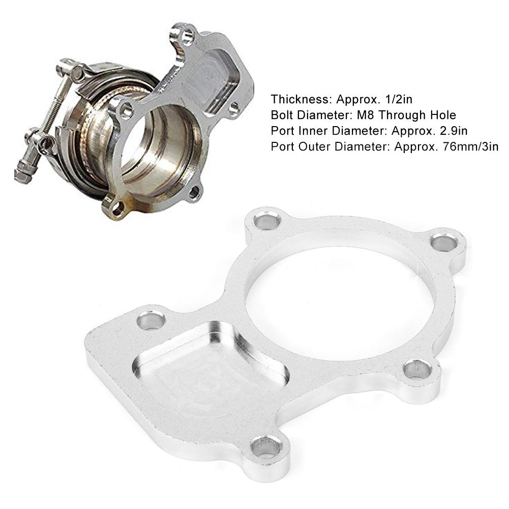 3.0in Downpipe Turbo Flange Fit for Cummins Holset HY 35 HX35 HX35W HE351VE HE351VGT