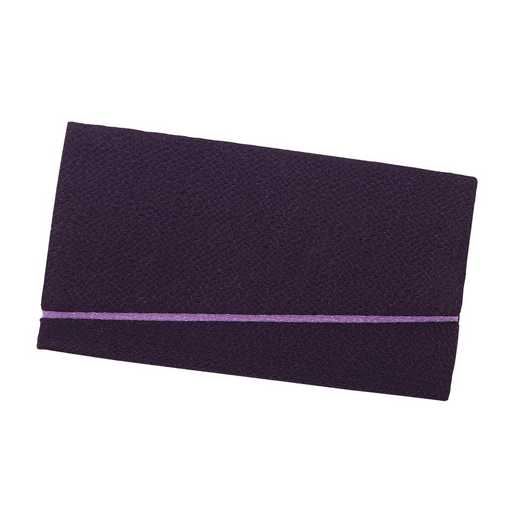 Osaka Choseido Fukusa Paper for Men and Suitable for Both Celebrations and Made In Gold Envelope Wrapping Message Purple (Crepe Wrap) Women,