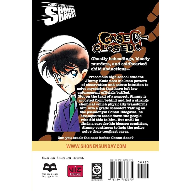 Case Closed, Vol. 1 Can Detective Conan crack the casewhile trapped in