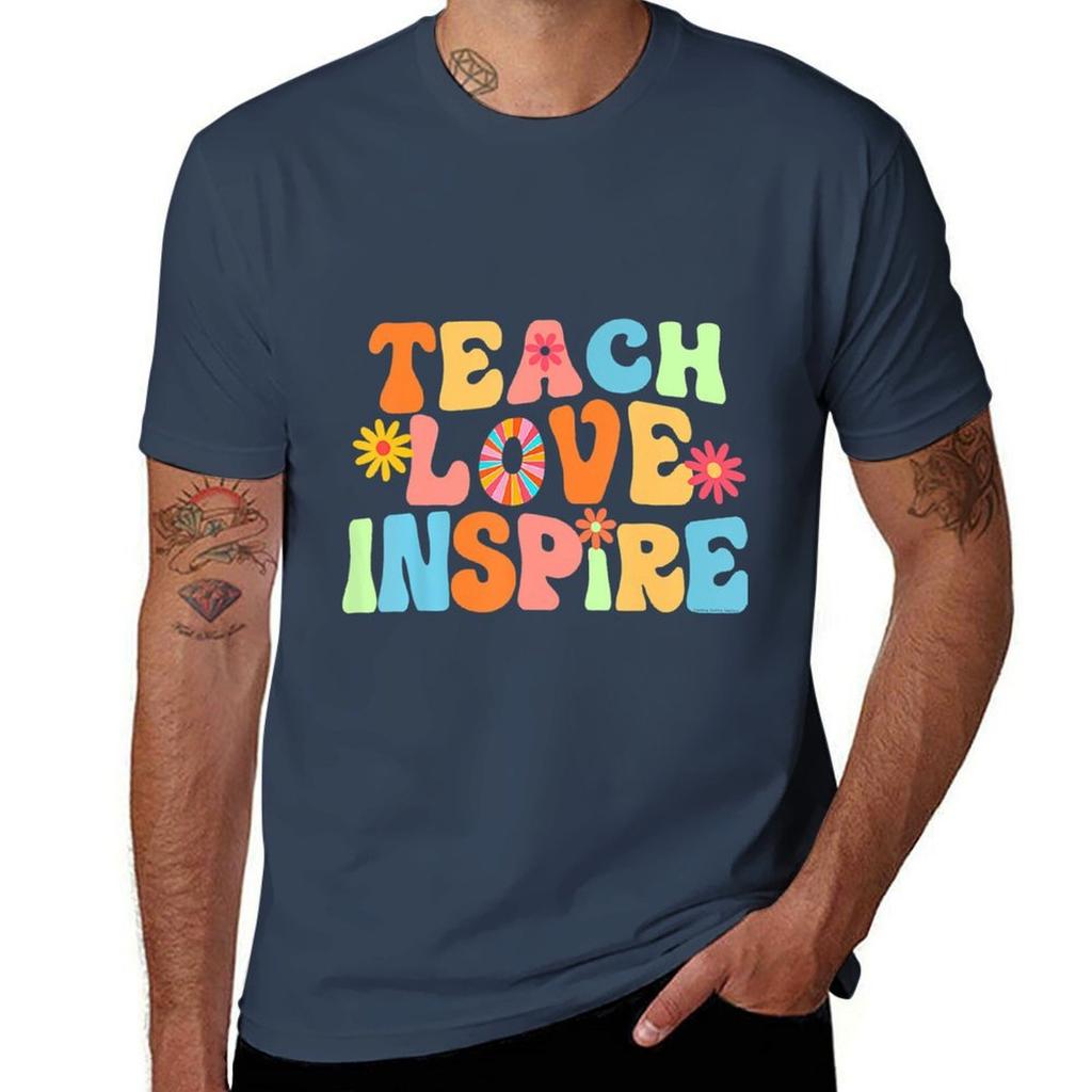 Teach Love Inspire Tshirt Dry Fit Running Short Sleeve Top