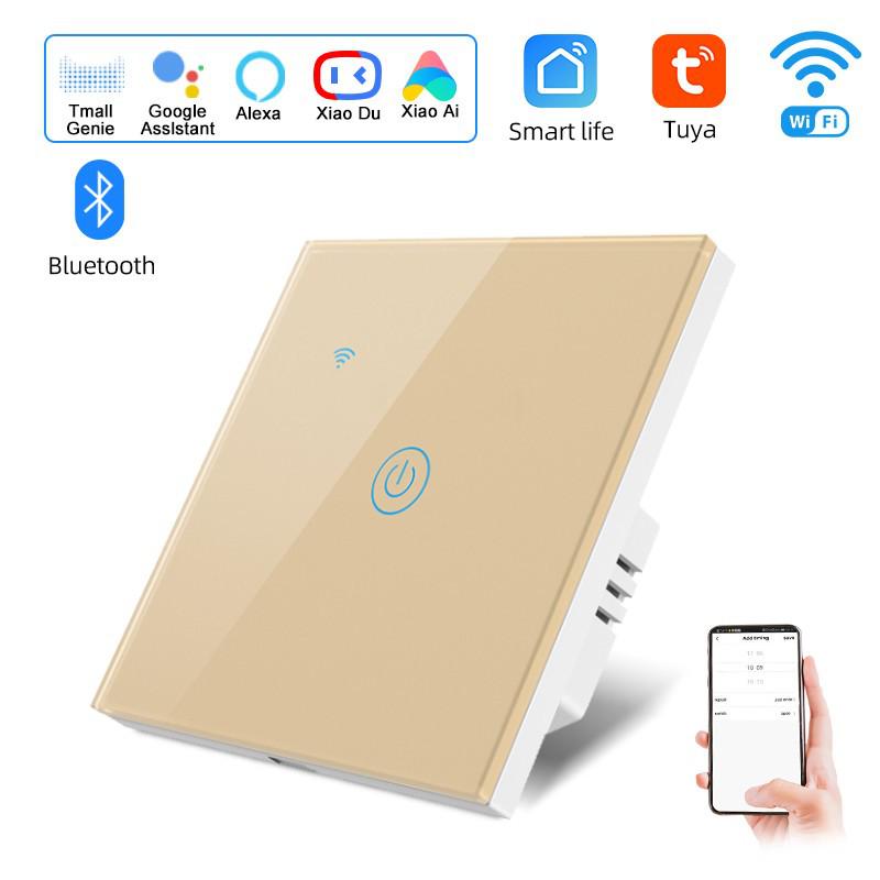 Graffiti Tuya EU Smart WiFi Touch Wall Switch with Alexa Voice Control
