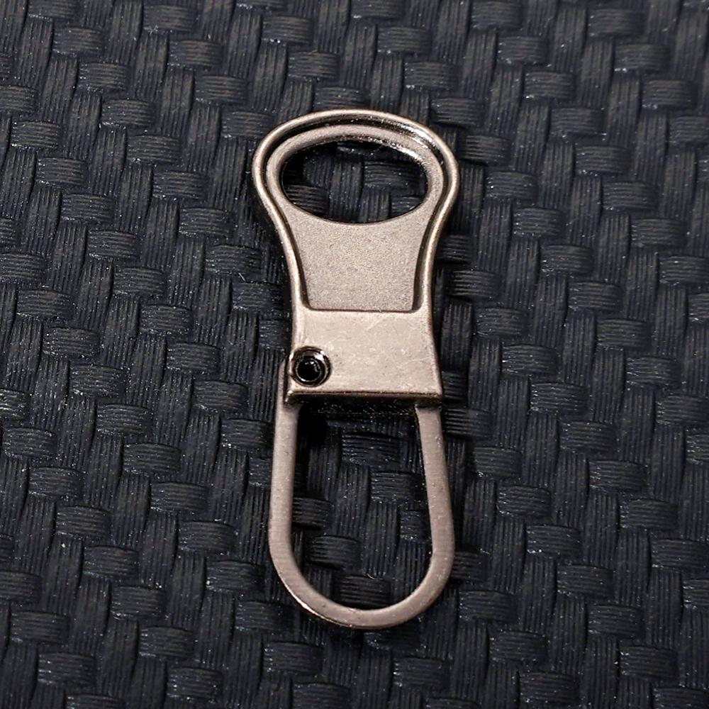 5PCS Detachable Zipper Pull Replacement Zipper Slider Puller Lock for Down Jacket Dress Luggage Bag Metal Zipper Head Repair Kit