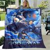 Game God of War Printed Blanket Picnic Blanket Warm Flannel Blankets Home Bed Linings Blankets for Beds Birthday Gift