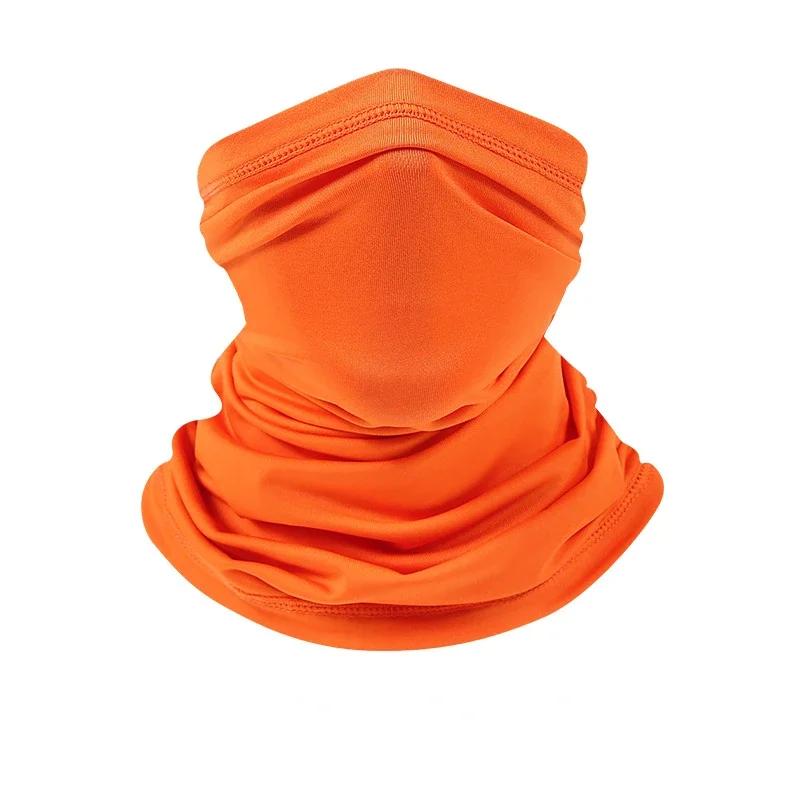 Ice Silk Face Cover mask Neck Tube Quick-drying Outdoor Fishing Cycling Magic Motorcycle Breathable Bandana UV Protection Scarf