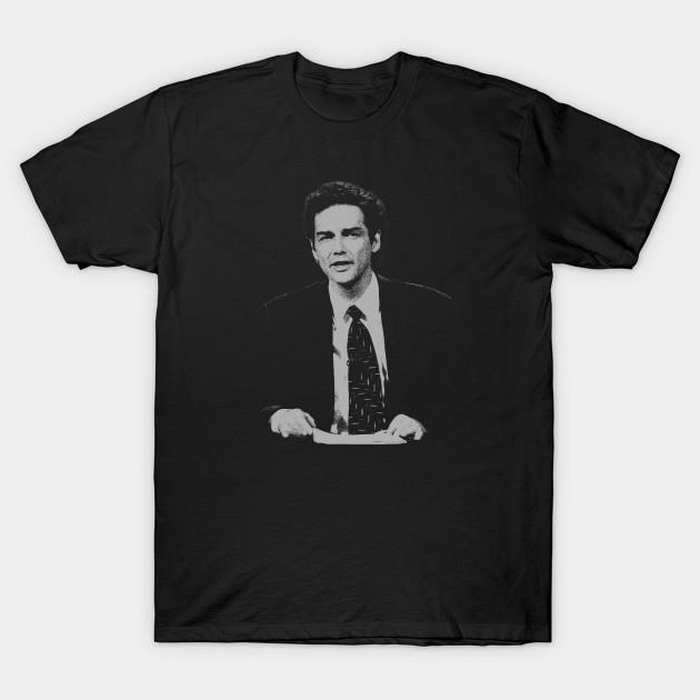 

Men Black Print T-shirt Vintage Norm Macdonald 1959 2021 No-Cut Transfer Paper Print Cotton Tshirt XL