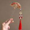 Zinc Zinc Alloy Pearl Fringe Hairpin Pearl Step Shaking Hair Stick U Shape Hair Frok  Hanfu Hair Accessories