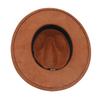 Big Brimmed Top Hat Imitation Suede Jazz Hat Spring Summer Felt Hat Gentleman'S Hat