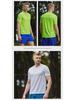 Unisex Quick-Dry Mesh Running T-Shirt with Reflective Design