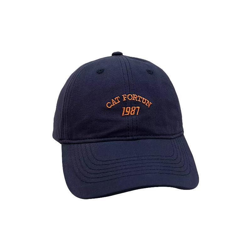 Stylish Navy Soft Top Baseball Cap For Women And Men Perfect For Fall And Winter