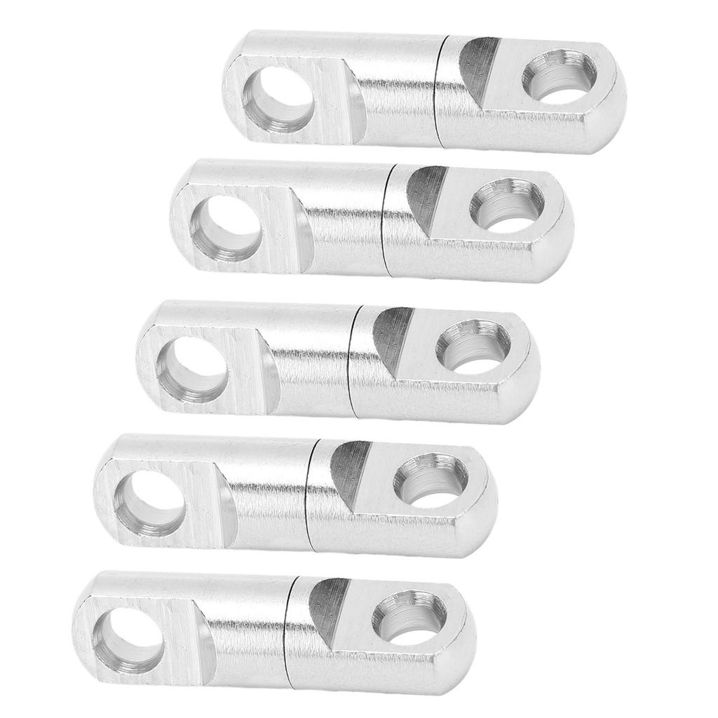 5 StückSet Edelstahl Säulentyp 360 Grad Drehlager Wirbel Angelwirbel Hakenverbinder 7#