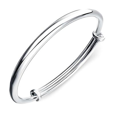 Donne alla moda, consorte nuda e nobile, braccialetto placcato in argento Villa versatile e semplice, braccialetto d'amore puro ereditato
