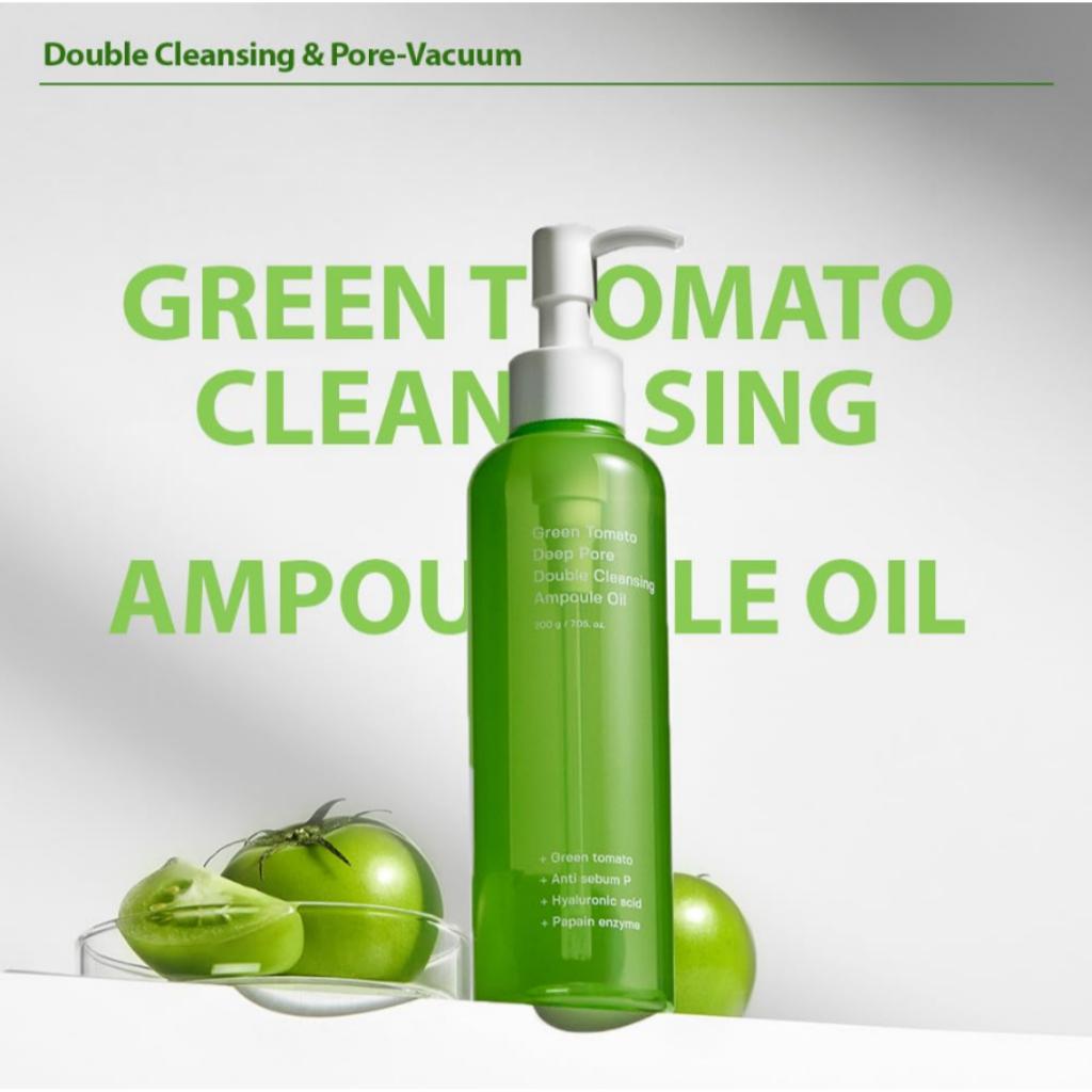 [SUNGBOON EDITOR] Green Tomato Deep Pore Double Cleansing Ampoule Oil 200ml