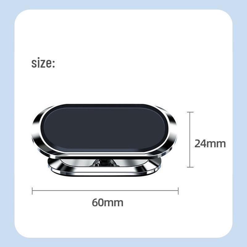 360° drehbarer magnetischer Autohalter für Mobiltelefone aus Zinklegierung