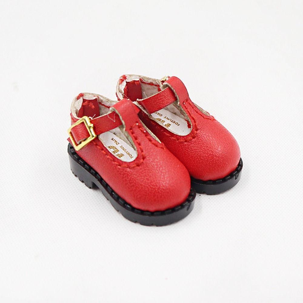Pretend Play OB22 OB24 Shoes Cute Outfit Doll Leather Shoes For Blyth Doll Shoes  Doll Accessories