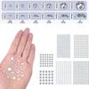 Self Adhesive Face Hair Gems Rhinestones Crystal Sticker Body Jewels Sticker Makeup Crafts Home Decor Sticker good